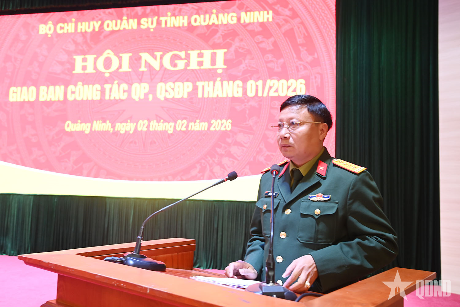 Bộ CHQS tỉnh Quảng Ninh triển khai nhiệm vụ quốc phòng, quân sự địa phương tháng 2 năm 2026

